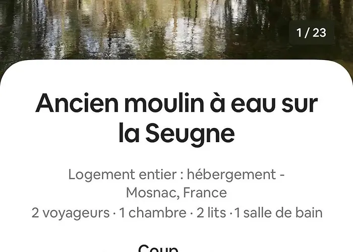 Apartment Ancien Moulin A Eau Sur La Seugne